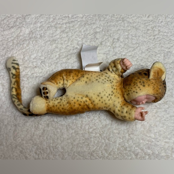 Anne Geddes Baby Leopard Stuffed Animal Plush Doll - Picture 5 of 5